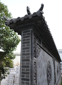 绵阳中式庭院的砖雕